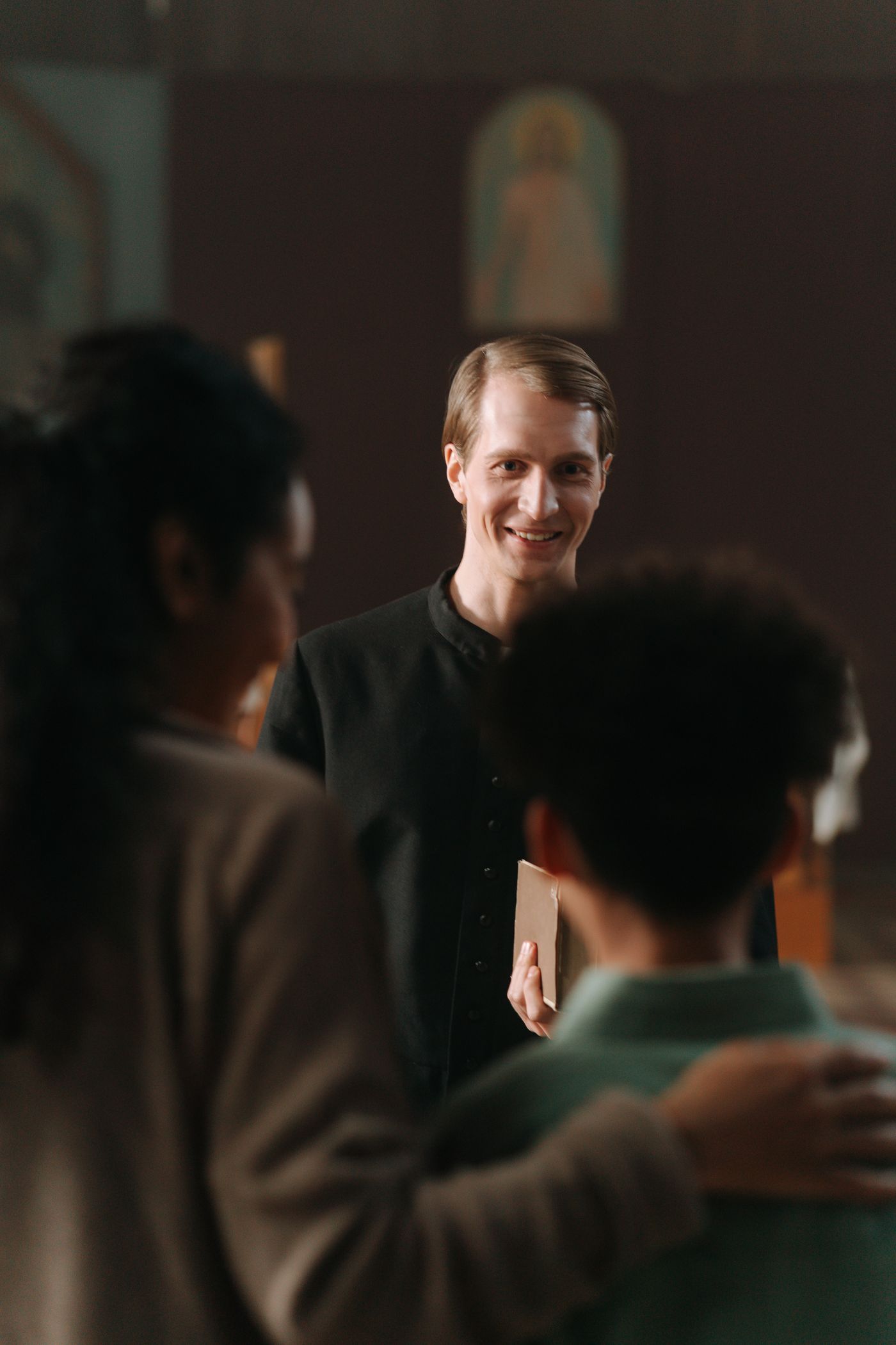 A warm welcome for first-time visitors inside church